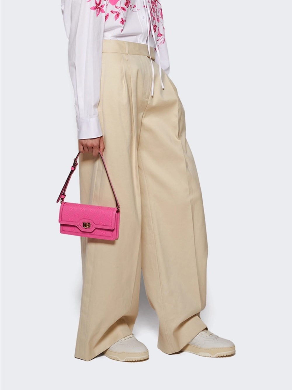 NWB GUCCI RE-WEB SNEAKERS WHITE LEATHER sz36 - Picture 5 of 13